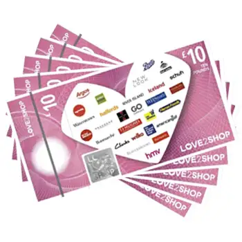 £50 Love2Shop Vouchers